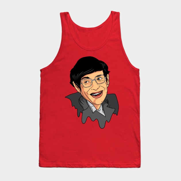 Stephen Hawking Tank Top by nelsoncancio